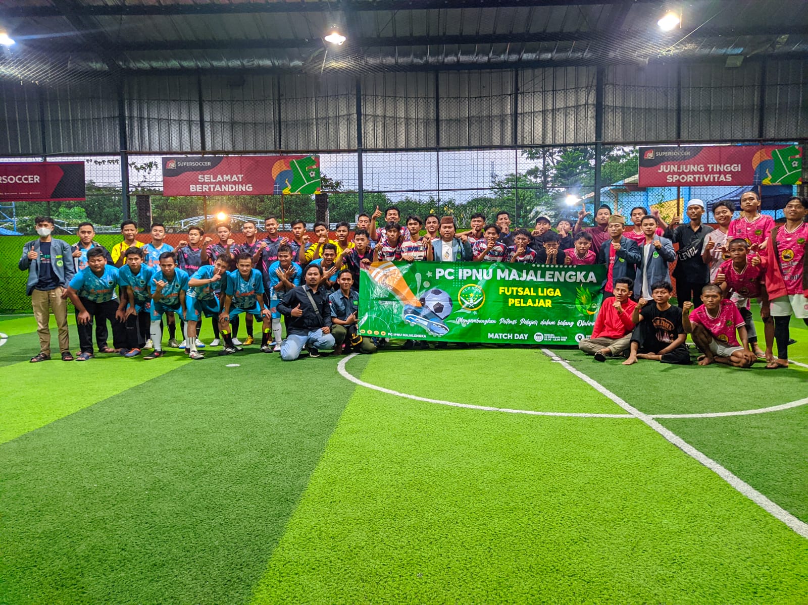 PAC IPNU Ligung Ganyang Tim Lawan Hingga Juara 1 pada Futsal Pelajar
