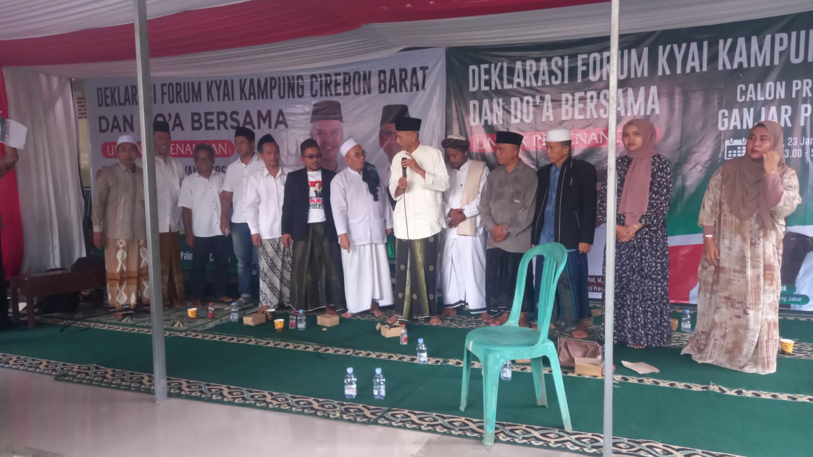 Kyai Kampung se-Kabupaten Kuningan Deklarasi Ganjar-Mahfud 